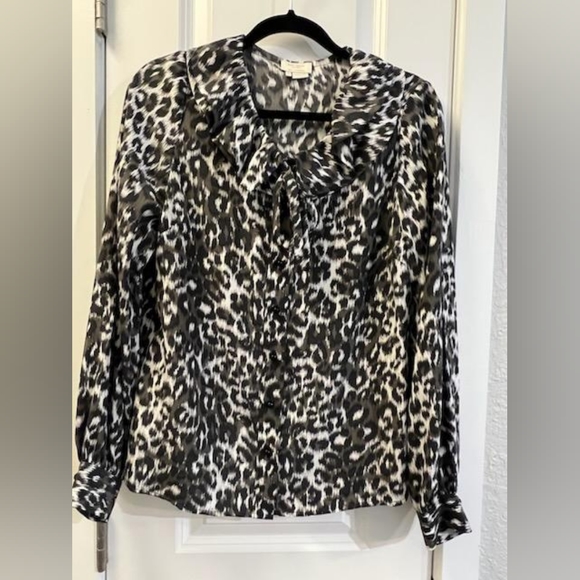Kate Spade Silk Leopard print blouse - Picture 3 of 3